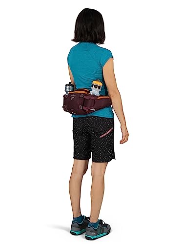 Osprey Savu 5L Unisex Biking Waist Pack, Aprium Purple, One Size