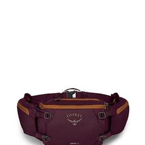 Osprey Savu 5L Unisex Biking Waist Pack, Aprium Purple, One Size