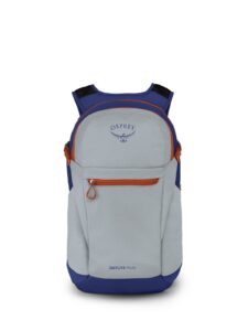 osprey daylite plus everyday backpack, silver lining/blueberry, one size