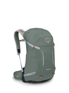 osprey hikelite 28l unisex hiking backpack, pine leaf green, m/l