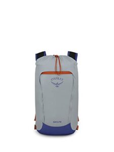 osprey daylite cinch backpack, silver lining/blueberry, one size