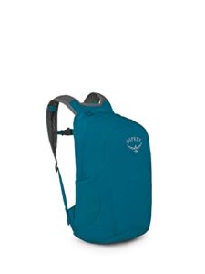 osprey ultralight collapsible stuff pack, waterfront blue, one size