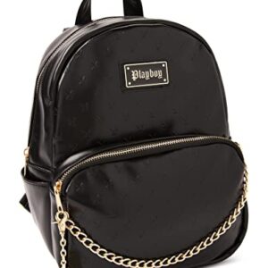 Spencer's Black Embossed Playboy Mini Backpack