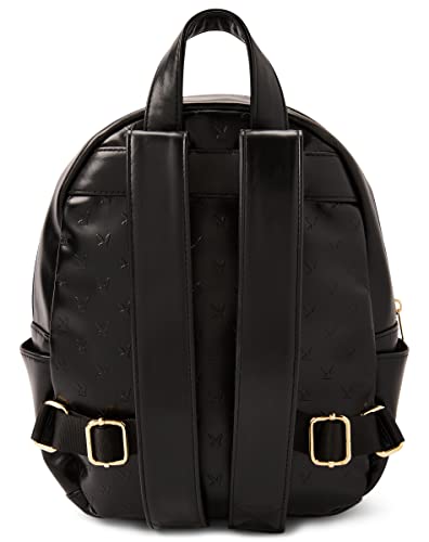 Spencer's Black Embossed Playboy Mini Backpack