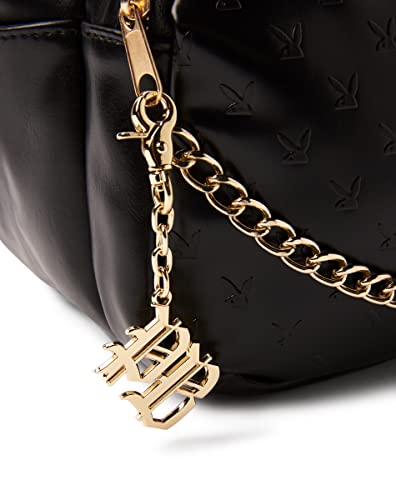 Spencer's Black Embossed Playboy Mini Backpack