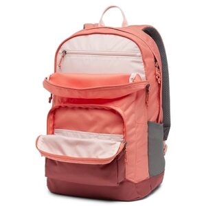 Columbia Unisex Zigzag 30L Backpack, Faded Peach/Beetroot, One Size