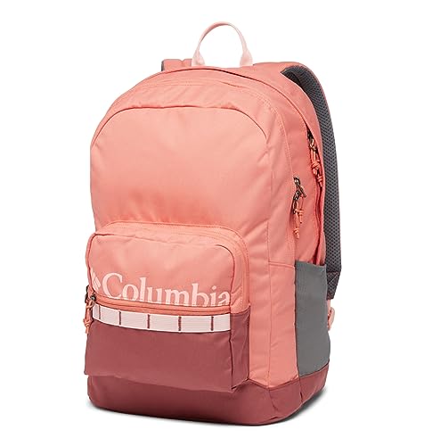 Columbia Unisex Zigzag 30L Backpack, Faded Peach/Beetroot, One Size