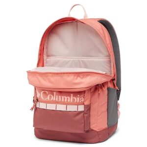 Columbia Unisex Zigzag 30L Backpack, Faded Peach/Beetroot, One Size