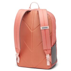 Columbia Unisex Zigzag 30L Backpack, Faded Peach/Beetroot, One Size