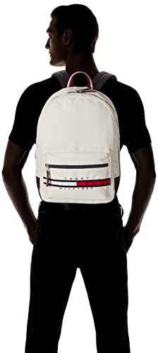 Tommy Hilfiger Men's Gino Colorblock Backpack, Ivory Petal, One Size