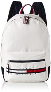 tommy hilfiger men's gino colorblock backpack, ivory petal, one size