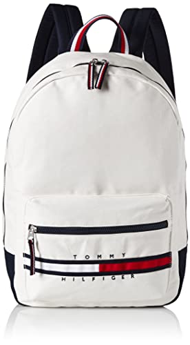 Tommy Hilfiger Men's Gino Colorblock Backpack, Ivory Petal, One Size