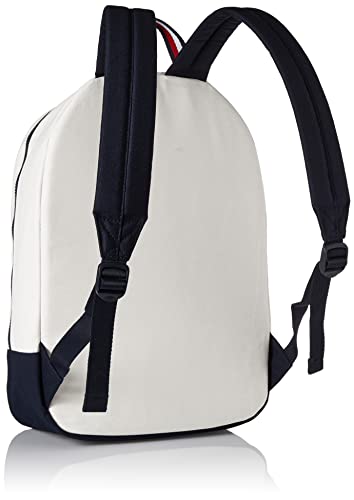 Tommy Hilfiger Men's Gino Colorblock Backpack, Ivory Petal, One Size