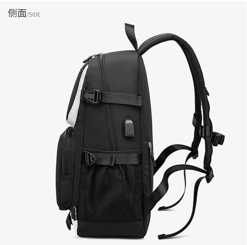 TPSTBAY Anime Casual Daypack Cartoon Travel Bookbag Oxford Laotop Backpack with USB Port Shoulder Bags For Women,Men(23)