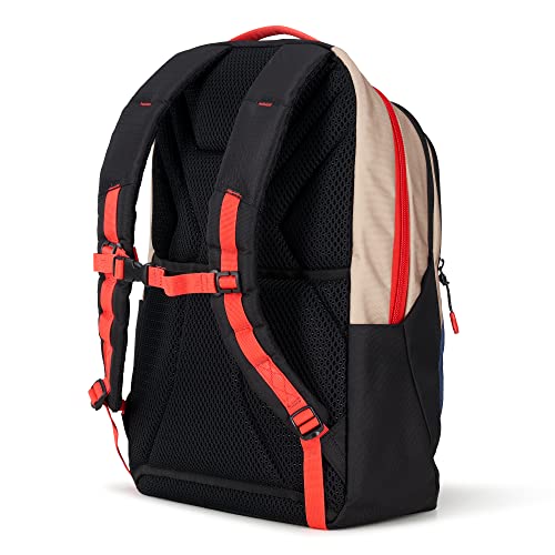 OGIO Axle Pro Backpack, Tan/Blue/Red, 22 Liter