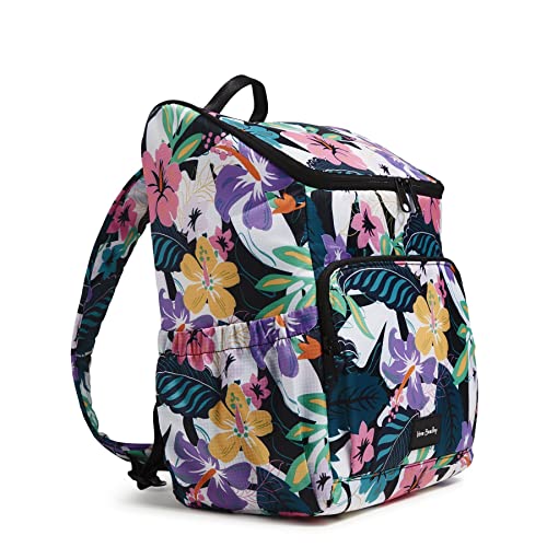 Vera Bradley Women's Recycled Ripstop Cooler Backpack, Island Floral, One Size