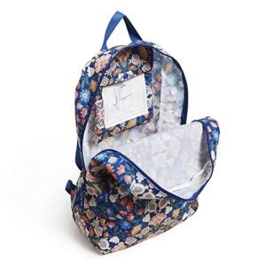 Vera Bradley Women's Ripstop Packable Backpack, Enchanted Mandala Blue, One Size
