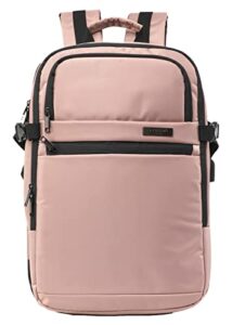 duchamp getaway expandable carry-on backpack suitcase (tan)