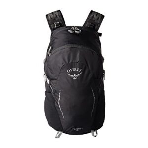 Osprey Hikelite 18 Hiking Backpack, Black & Hydraulics Backpack Water Reservoir