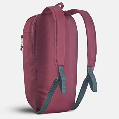 Quechua Backpack 10L NH Arpenaz 100 Special Edition Outdoor Daypack, Sports Backpack and Hiking Backpack for Everyone (Bordeaux)