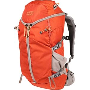 mystery ranch women's coulee 30 backpack -lightweight hiking daypack, 30l, m/l, paprika