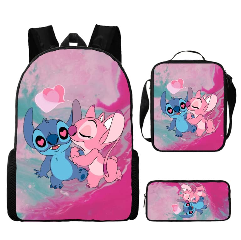 Homruis Anime Backpack Cartoon Anime Pattern Design Bag Backpack High Capacity for Outdoor