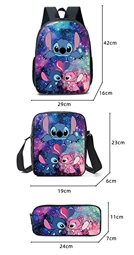 Homruis Anime Backpack Cartoon Anime Pattern Design Bag Backpack High Capacity for Outdoor