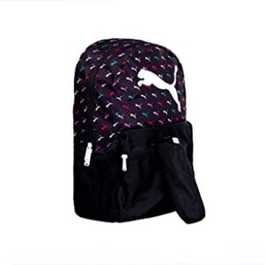 PUMA Evercat Rhythm Backpack & Pencil Case - Black Multi Color - One Size