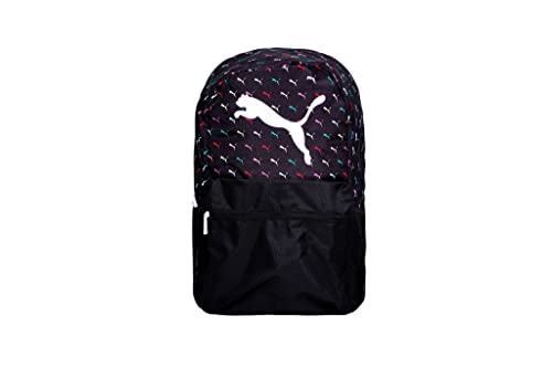 PUMA Evercat Rhythm Backpack & Pencil Case - Black Multi Color - One Size