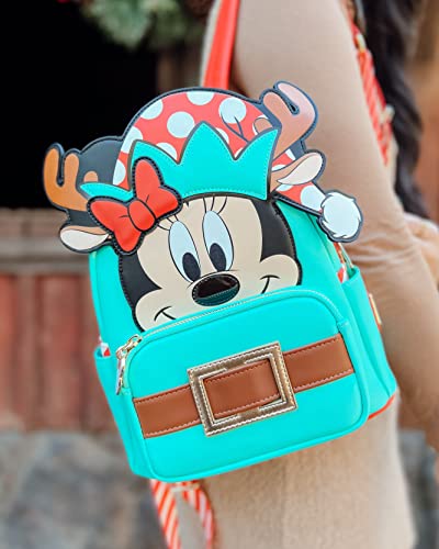 Loungefly Disney Light Up Minnie Mouse Reindeer Cosplay Backpack