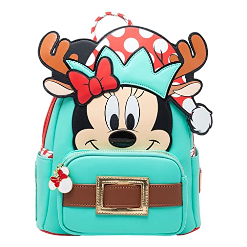 Loungefly Disney Light Up Minnie Mouse Reindeer Cosplay Backpack