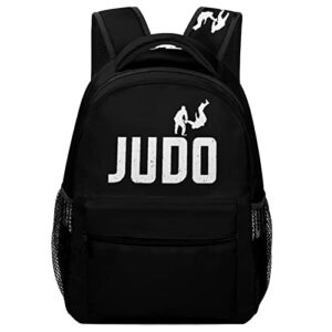 judo design laptop backpack fashion shoulder bag travel daypack bookbags for men women