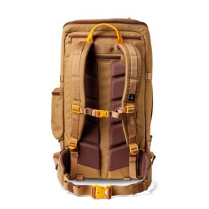 Roark 5 Day Mule 55L Backpack, Multi-Day Travel Pack with Laptop Storage, Dark Khaki