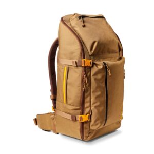 Roark 5 Day Mule 55L Backpack, Multi-Day Travel Pack with Laptop Storage, Dark Khaki