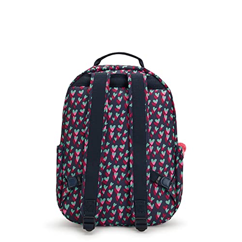 Kipling Seoul Large Printed 15" Laptop Backpack Tender Hearts