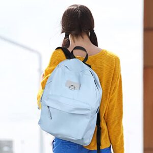 SIMTOP Travel Backpack Casual Daypack Backpacks, Lightweight Travel Backpack Durable Polyester Fabric for Work Travel, YKK Zipper Water Resistant Daypack. Light Blue Backpack