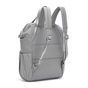 Pacsafe Women's Citysafe CX 17L Anti Theft Backpack-Fits 16 inch Laptop, ECONYL Gravity Gray, One Size