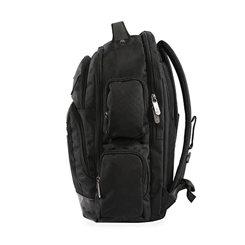 ORIGINAL PENGUIN Backpack, Black, 19"