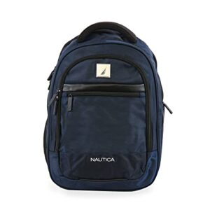 nautica backpack, navy, 18"