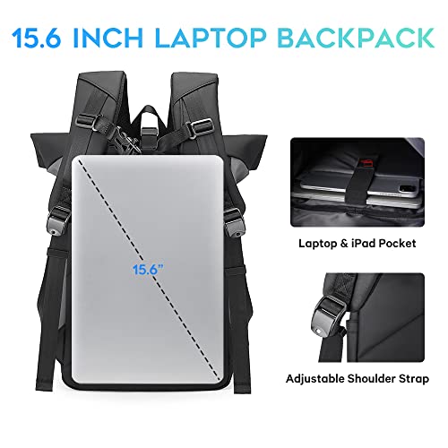 BANGE Fashion Laptop Backpack for 15.6Inch Laptop, Water Resistant Travel Business Backpacks for Men and Women…