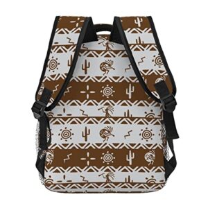 ASYG Native American Backpack Native Laptop Backpack Indian Tablet Travel Picnic Bag Laptop Bag Native Trave Bag