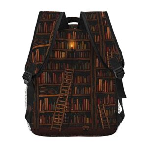 ASYG Books Backpack Library Backpack Cute Tablet Travel Picnic Bag Funny Bag Laptop Backpack Cute Backpack Bag