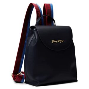 Tommy Hilfiger Rory Flap Backpack PVC Tommy Navy One Size