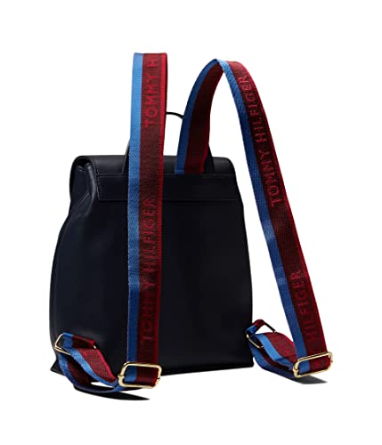 Tommy Hilfiger Rory Flap Backpack PVC Tommy Navy One Size