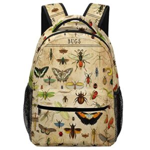 Xvx-Boom Vintage Bugs Backpack Fashion Print Work Travel Schoolbag Practical Gift Adjustable Laptop Backpack Unisex