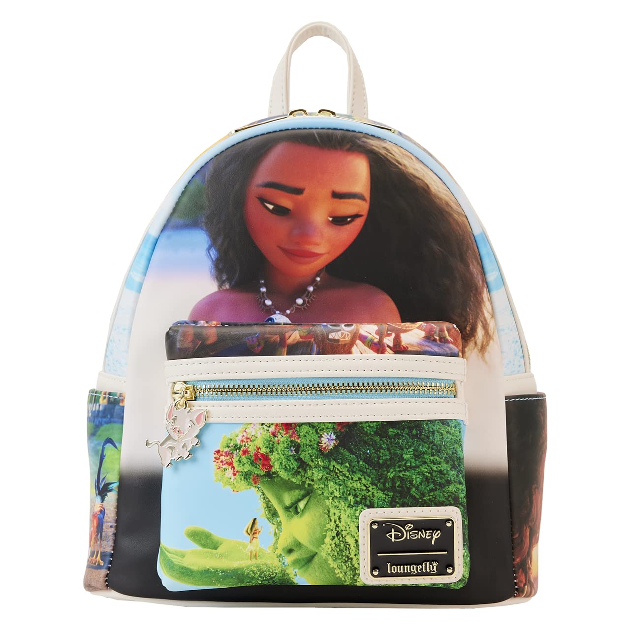 Loungefly Disney Moana Princess Scene Double Strap Shoulder Bag