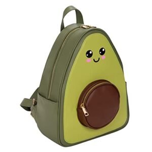 remember like yesterday - kawaii avocado backpack | women and kids fashion backpack | faux leather