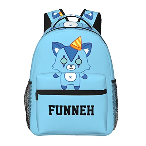 DUAHUAZAI Travel Bag K R E W Funneh Merch Backpack Student Schoolbags Laptop Daypack For Boys Girls