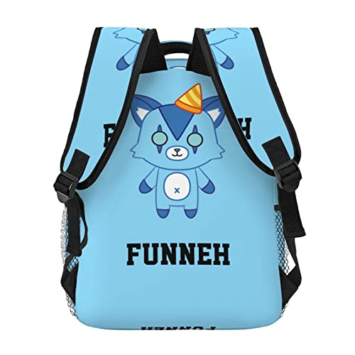 DUAHUAZAI Travel Bag K R E W Funneh Merch Backpack Student Schoolbags Laptop Daypack For Boys Girls