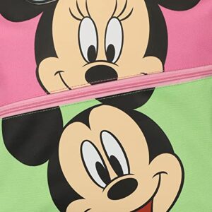 Disney Mickey & Minnie Youth Girls Pink & Green Toddler Backpack